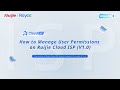 [ISP Cloud] How to Manage User Permissions on Ruijie Cloud ISP?