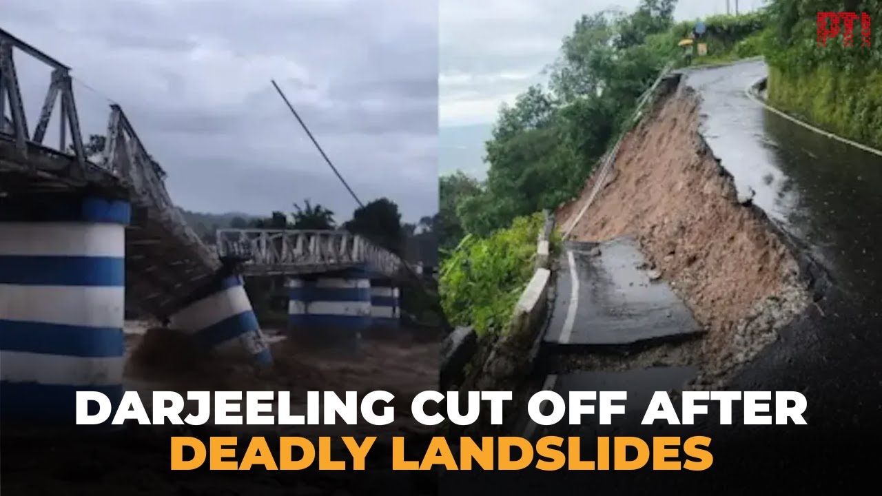 Darjeeling villages cut off after landslides; Mamata, Rijiju visit affected areas