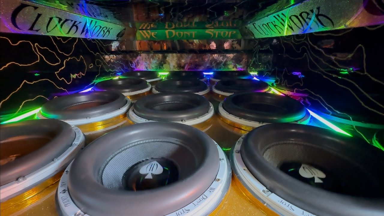 Clockwork Bass! 12 Audio Ace Jester 15s On 6 Stetsom Bravo 8ks