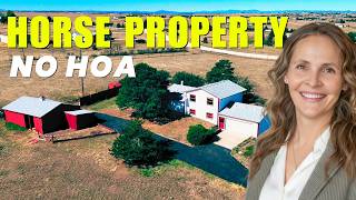 Parker CO Home Tour 🐴 5 Acres, Mountain Views & NO HOA | Elbert County Real Estate