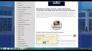 Faculty Series: Logging in Blackboard (Lawson State)