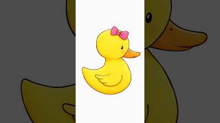 Easy Cute Duckling Drawing 🐥🦆 | Simple Pencil Sketch Tutorial