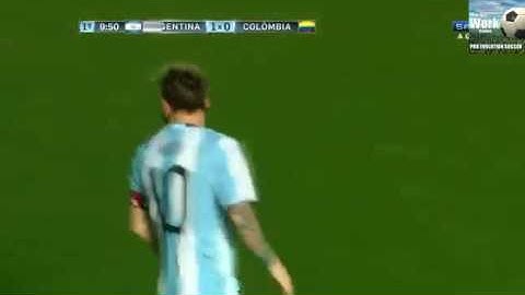 GOLAÇO DE MESSI - Argentina 1 x 0 Colombia - COPA DO MUNDO 2018 - ELIMINATORIAS