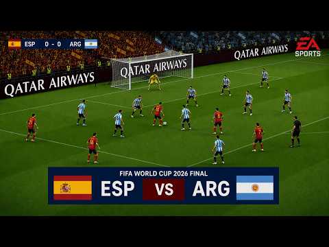 20 July, 2026 | Spain vs argentina | FIFA World Cup 26 Final | Football | FC26 Gameplay