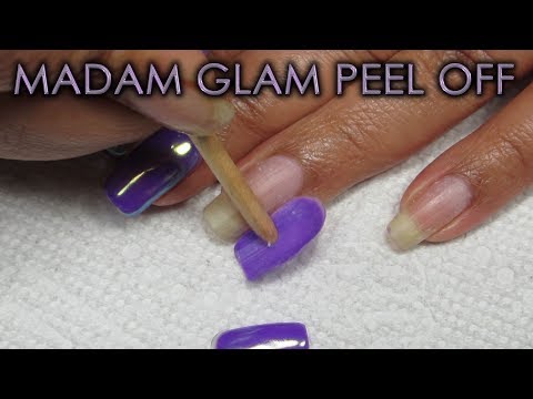 first-peel-(gel-polish)-of-madam-glam-peel-off-base-coat