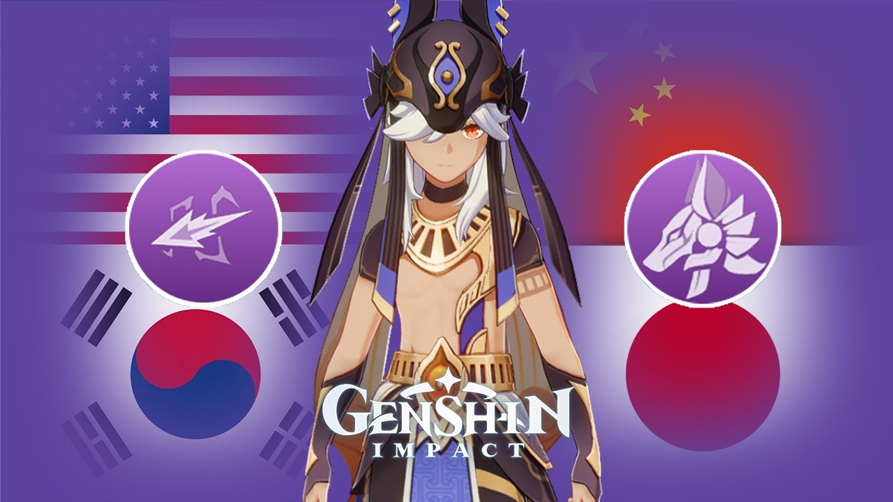 Cyno Voice in 4 Different Languages (Skills & Attack) | Genshin Impact Cyno