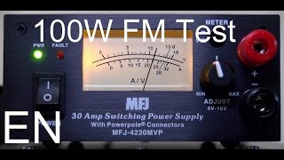 Review of the MFJ-4230MVP 30 amp Power Supply (PSU) - EN
This video is about the MFJ-423MVP, 13.8V / 30A Power Supply (PSU). People were asking me about the fan noise in the unboxing video of this unit, so I did a test using my TS-2000 in FM at 100W. Check it out for the conclusion and please subscribe!
By the way, its not in the video because its not a problem, but there is no birdies on any band with this PSU.
73
Pascal VA2PV Review of the MFJ-4230MVP 30 amp Power Supply (PSU) - EN