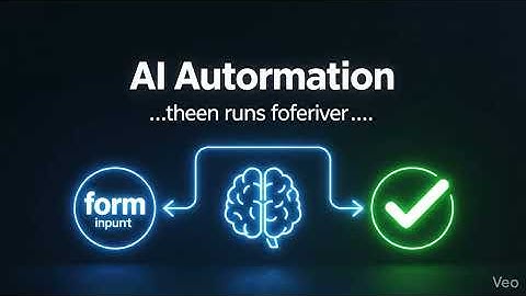 AI Video Creation for Automation Concept