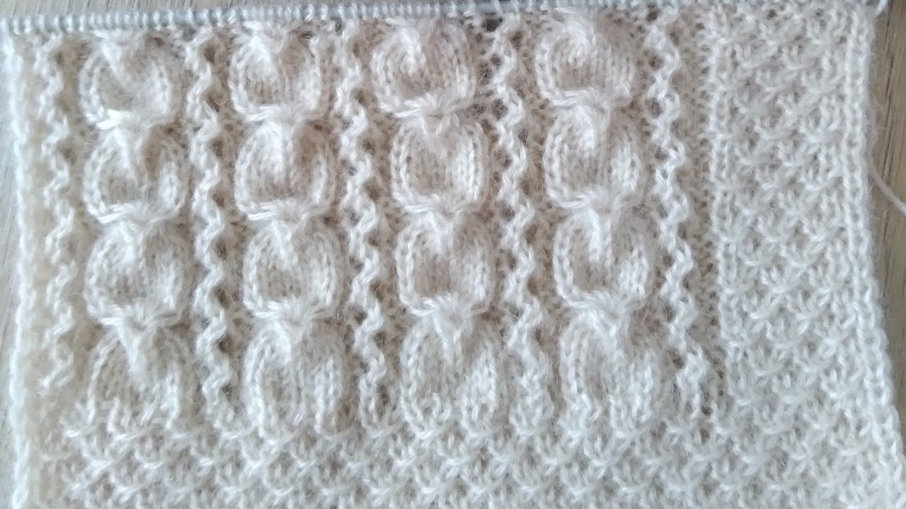 Ajurlu Orkide Örgü Modeli #yelekmodelleri #knittingdesign #örgütasarım #yelekyapımı