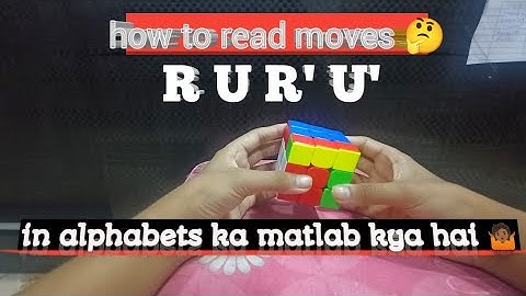 How to read Rubik