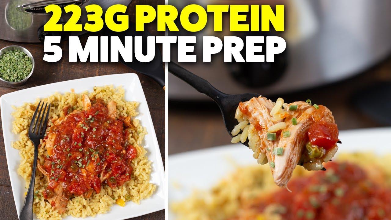 Курица с сальсой в мультиварке | Быстрый и простой ужин из 4 ингредиентов