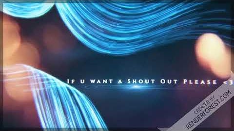 If you want a shout-out, comment down below