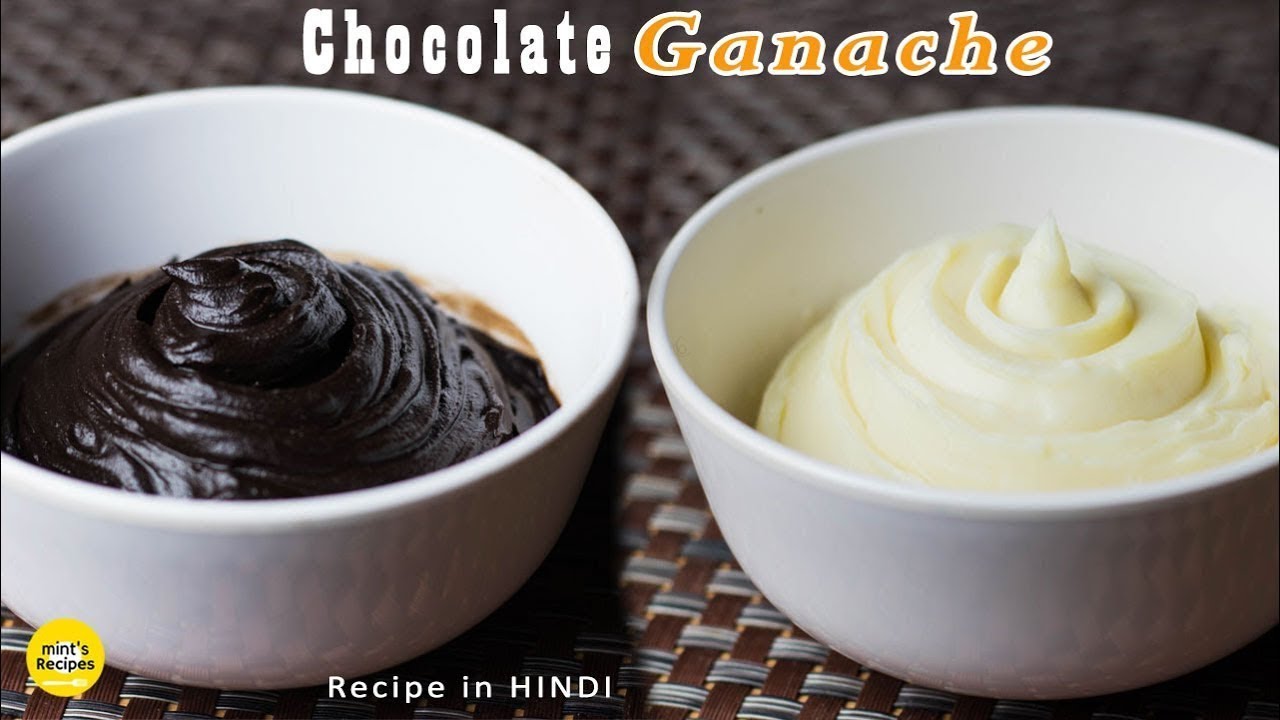 How To Make Chocolate Ganache For Cake - Part-1 | MintsRecipes