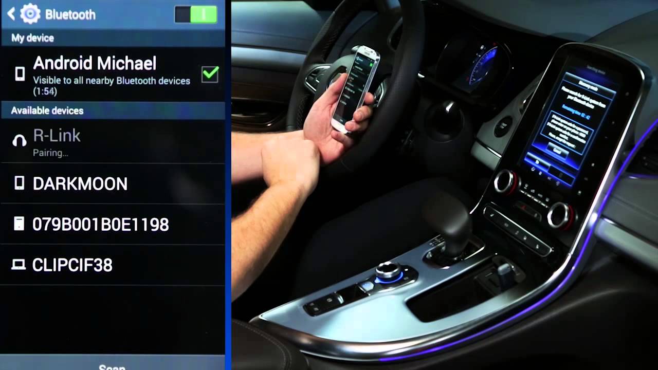 R-Link 2: Cum se realizează asocierea de pe telefonul Android - YouTube