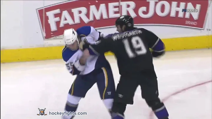 Cam Janssen vs Kevin Westgarth Mar 17, 2011