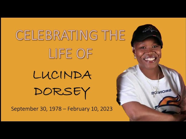 02-23-2023 - Celebration of Life Service for Lucinda Dorsey