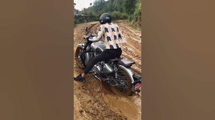 Royal Enfield Max Power Test in Mud #shorts