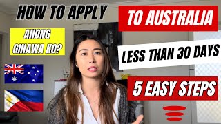 How to Apply to Australia from Philippines | Paano maghanap ng Sponsor | 30 Days lang | 5 Easy Steps screenshot 4