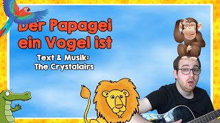 Der Papagei ein Vogel ist (Inge, Dinge, Dinge) (M & T: The Crystalairs) | MITMACHLIED chords