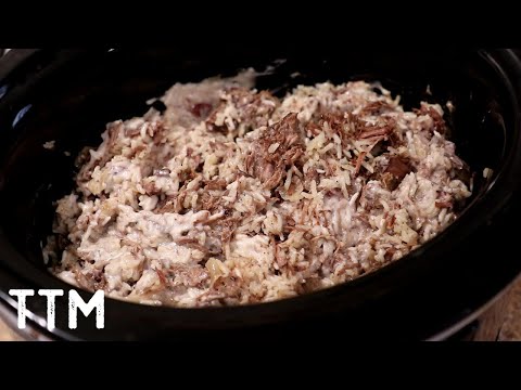 easy-slow-cooker-shredded-beef-and-rice-recipe