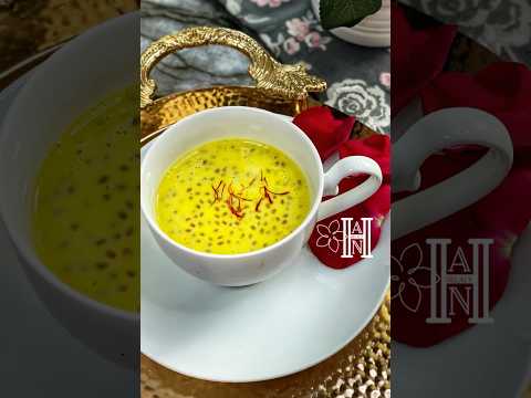 الحبة الحمرا بالكاسترد حب الرشاد مشروب إماراتي سهل ولذيذ وكله فوايد