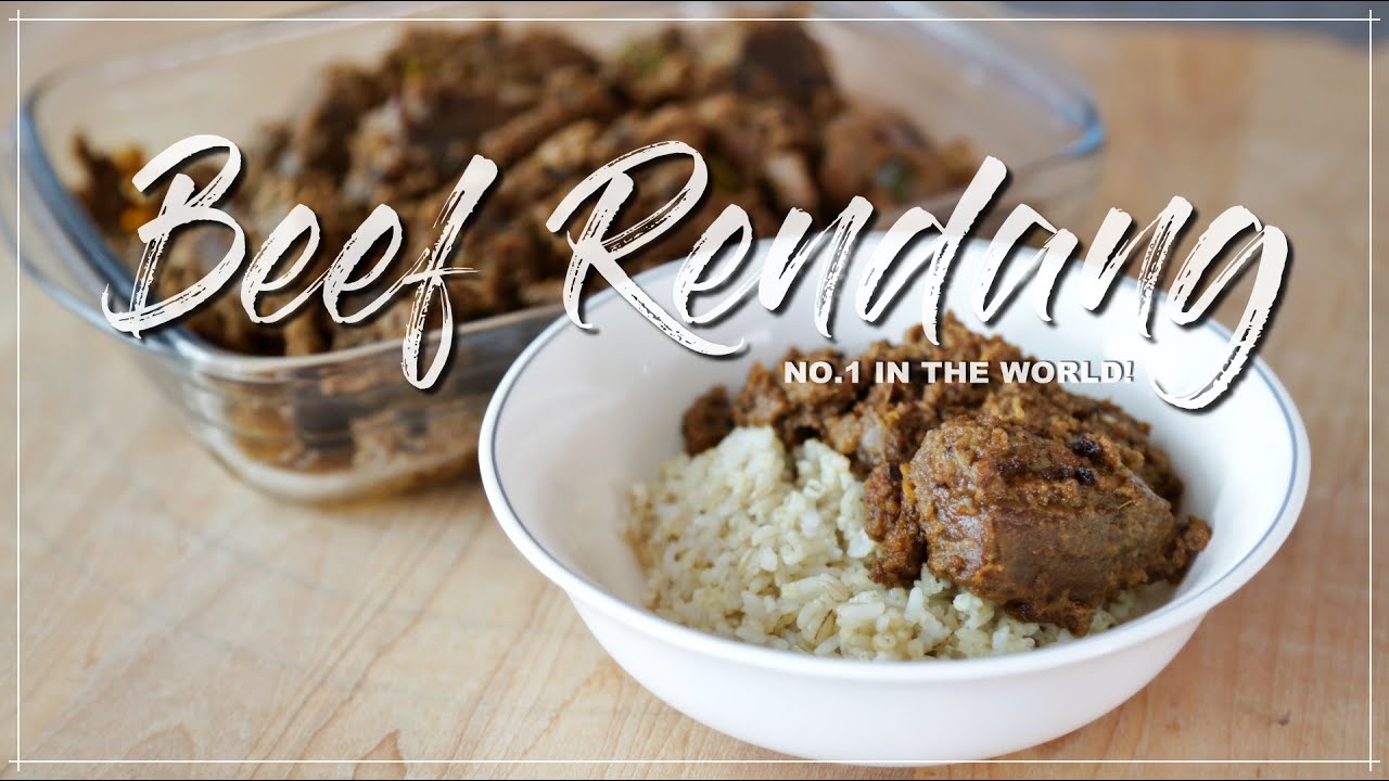 렌당? 른당? 여튼 미친 맛, 인도네시아 소고기 조림 만들기 How to make #BeefRendang - YouTube