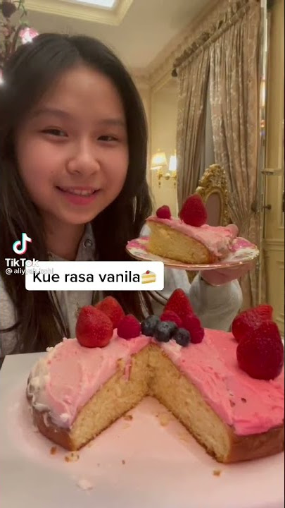 Tiktok Terbaru Aliyah Kohl Masak Kue Rasa Vanila