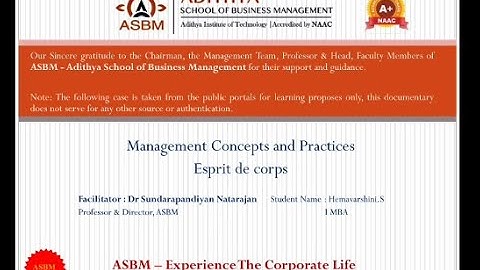 ASBM 2025 Management Concepts Video by HEMAVARSHINI S
