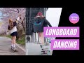 Longboard dancing girls TikTok compilation Part 1 滑板女生 合集1