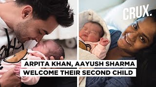 Arpita khan and aayush sharma shared pictures of their second child,
ayat on social media. they welcomed daughter salman khan's birthday
december...