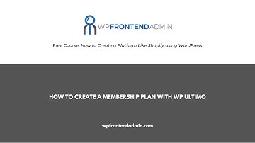 1- How to Create a Membership Plan with WP Ultimo 2