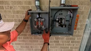 125a Electrical Panel & Electrical Meter Relocate