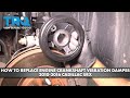 How to Replace Engine Crankshaft Vibration Damper 2010-2016 Cadillac SRX