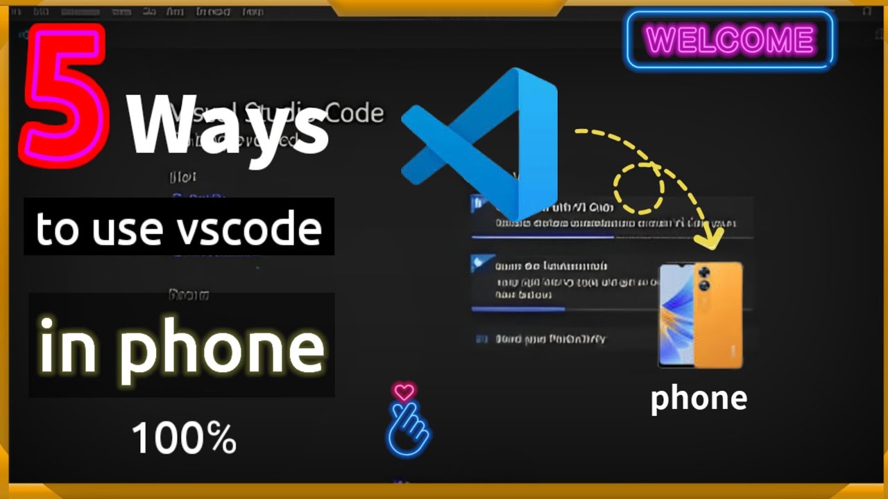 Top 5 best ways to use vs code in phone. 💯😍🥰 #vscode - YouTube