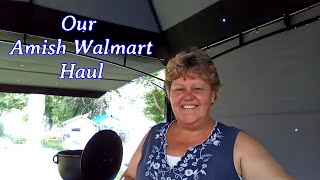 Our Amish Walmart Haul |  Come Shopping With Us