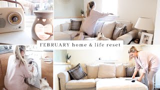 FEBRUARY RESET | speed cleaning, peaceful homemaking, mindset shifts