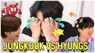 Bts Maknae Jungkook Can Sıkıcı Hyunglara Karşı