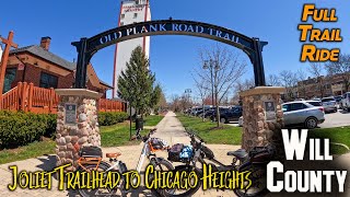 Old Plank Road Trail: Joliet to Chicago Heights - Full Trail - Round Trip - April 2022