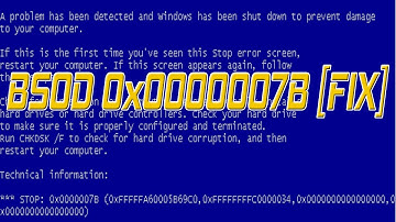 Fix BSOD 0x0000007B