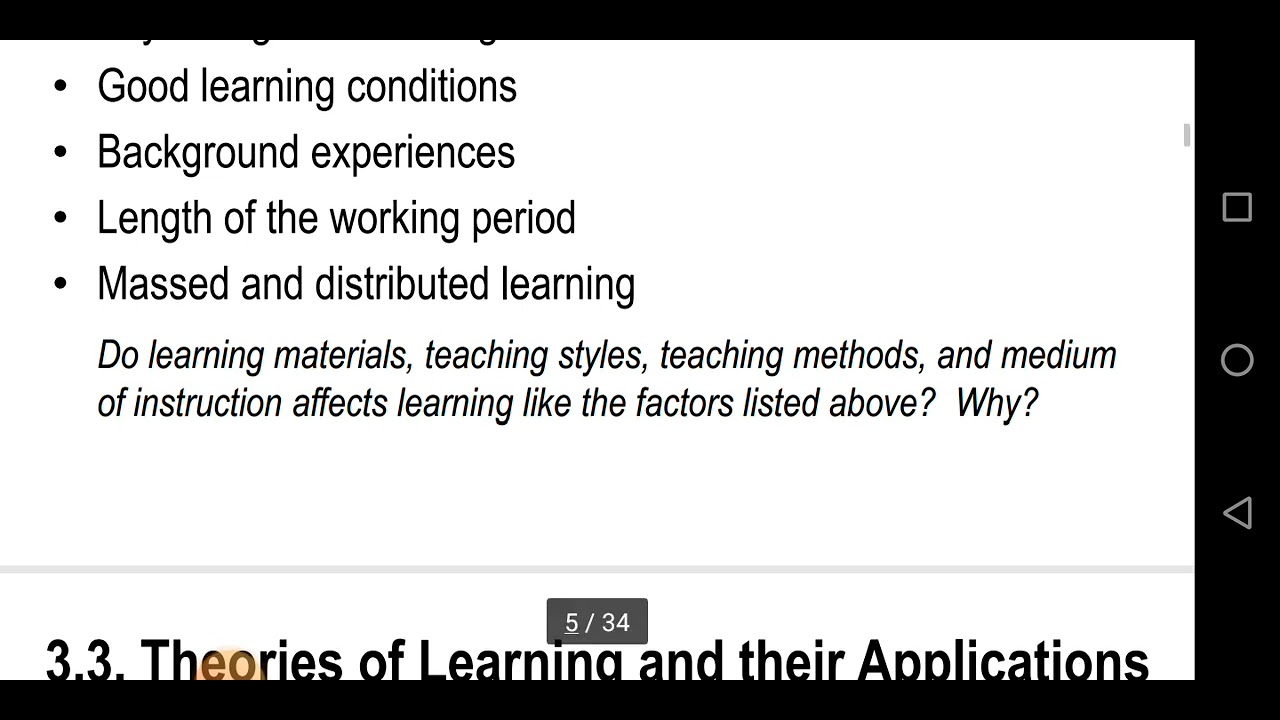 GENERAL PSYCHOLOGY FRESHMAN CHAPTER 3 THREE PART ONE - YouTube