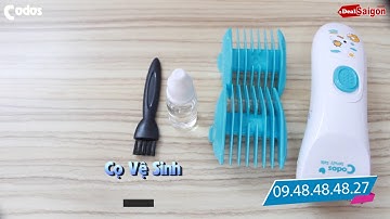 Tông đơ cắt tóc Codos chuyên nghiệp tiện dụng và đa năng