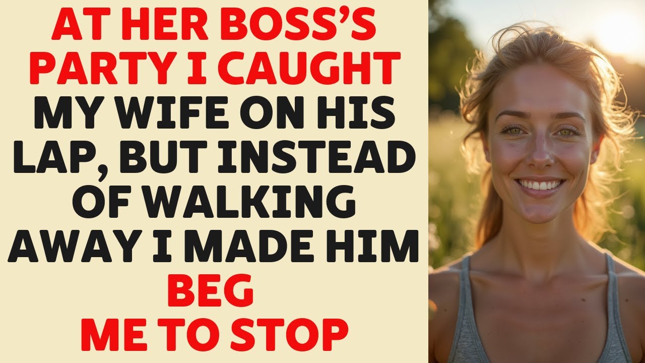 I caught my wife on her boss’s lap at his party, and instead of leaving ...