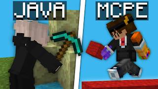 Bedrock VS Java Bedwars Race! screenshot 2