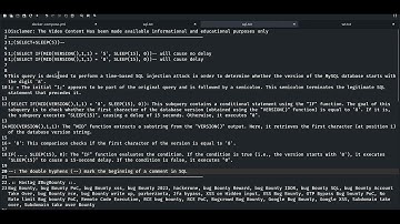$5000 Bounty Time-Based SQL Injection Manual Exploitation | Bug Bounty POC | delays & Info retrieval