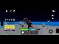Fighting the yeti boss in blox fruits on roblox