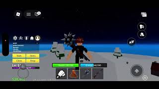 Fighting the yeti boss in blox fruits on roblox 