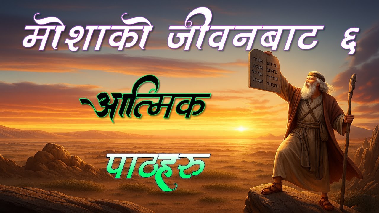 मोशाको जीवनबाट ६ आत्मिक पाठहरु। 6  Spiritual Lessons from the Life of Moses. 