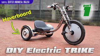 DIY E-Trike using Hoverboard Motor with E-bike Controller | Part 1 Wiring Instruction