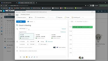 How To Schedule An Event/Meeting In Microsoft Outlook
