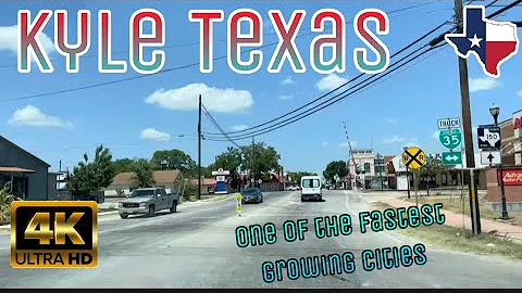 [4K] Kyle, TX - One Of The Fastest Growing Cities ...